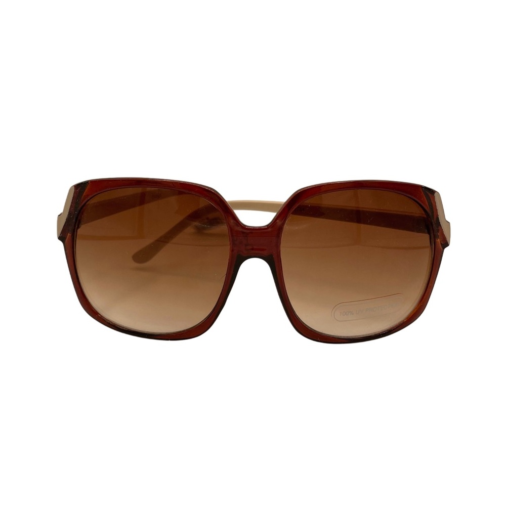 NWT Vintage Brown/Tan Oversized Sunglasses